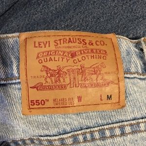 LEVI'S: High Waisted Denim Blue Jeans